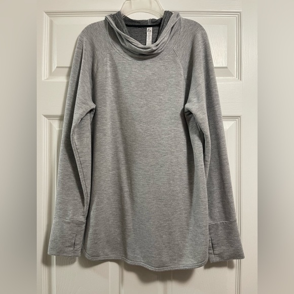 RBX Women's French Terry Pullover Hoodie Light Grey Size M - Picture 1 of 9